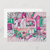 Das Leben im Campingplatz ist eine Reise, die einf Postkarte (Vorne/Hinten)