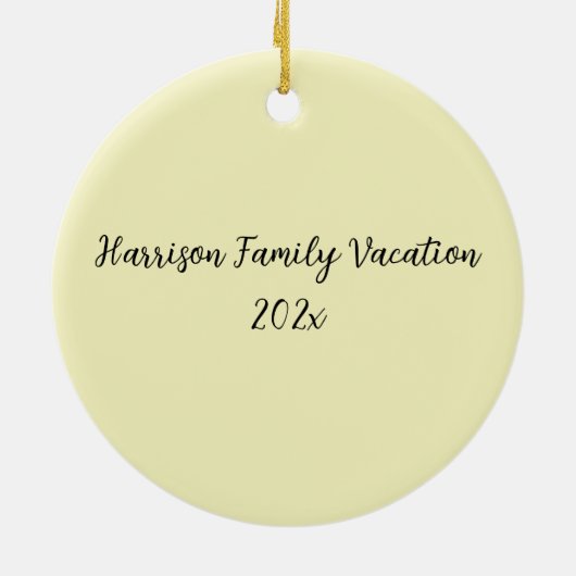 Das Leben im Fluss | Niedlicher Sloth Custom Keepa Keramik Ornament (Hinten)