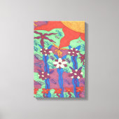 Das Leben im Garten Boho Kunstmuseum Leinwanddruck (Vorderseite)