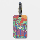 Das Leben im Garten Boho Print Gepäckanhänger (Rückseite vertikal)