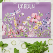 Das Leben im Garten ist besser Geschirrtuch (Gefaltet)