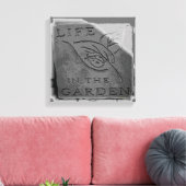 Das Leben im Garten Leinwanddruck (Insitu (Wohnzimmer))