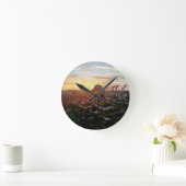 Das Leben im Herzen Runde Wanduhr (Zuhause)