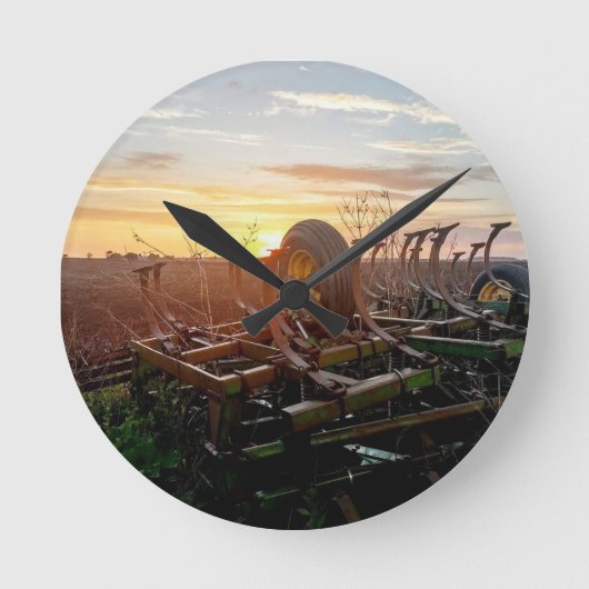 Das Leben im Herzen Runde Wanduhr (Vorderseite)