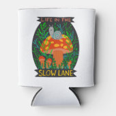 Das Leben im Niedlichen Schneckenschwaden Dosenkühler (Vorderseite)