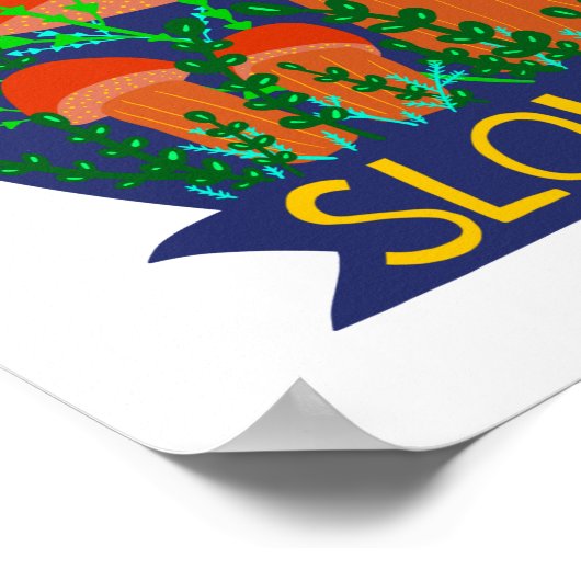 Das Leben im Niedlichen Schneckenschwaden Poster (Ecke)