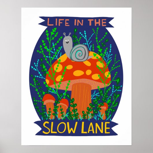 Das Leben im Niedlichen Schneckenschwaden Poster (Vorne)