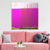 Das Leben im Paradies Leinwanddruck (Insitu (Wohnzimmer))