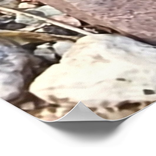 Das Leben im Rock-Foto Poster (Ecke)