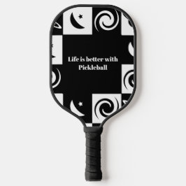 Das Leben im Schwarzen und Weißen Planeten ist bes Pickleball Schläger