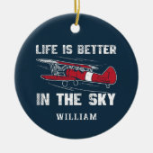 Das Leben im "Skies Pilot"-Weihnachtsalter ist bes Keramik Ornament (Vorne)