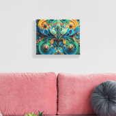 Das Leben imitiert Kunst Leinwanddruck (Insitu (Wohnzimmer))