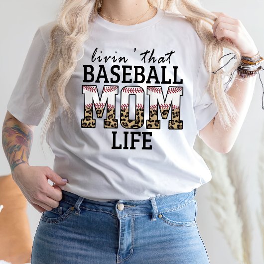 Das Leben in Baseball-Mamas T-Shirt