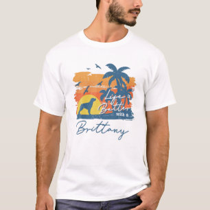 Das Leben in der Bretagne ist besser Vintag T-Shirt