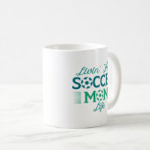 Das Leben in der Fußball-Mama Kaffeetasse (VorderseiteRechts)