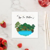 Das Leben in der Natur Papier Napkin Serviette (Beispiel)