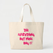 Das Leben in der sonnigen Mama - Alles außer meine Jumbo Stoffbeutel (Vorne)