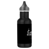 Das Leben in diesem Gymnastik-Vater, Gymnastik Lov Edelstahlflasche (Links)