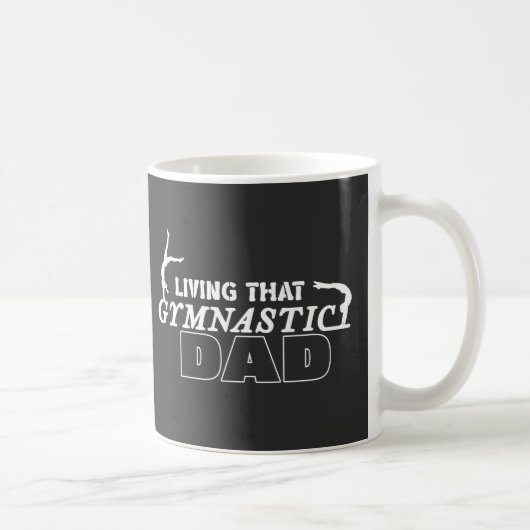 Das Leben in diesem Gymnastik-Vater, Gymnastik Lov Kaffeetasse (Rechts)