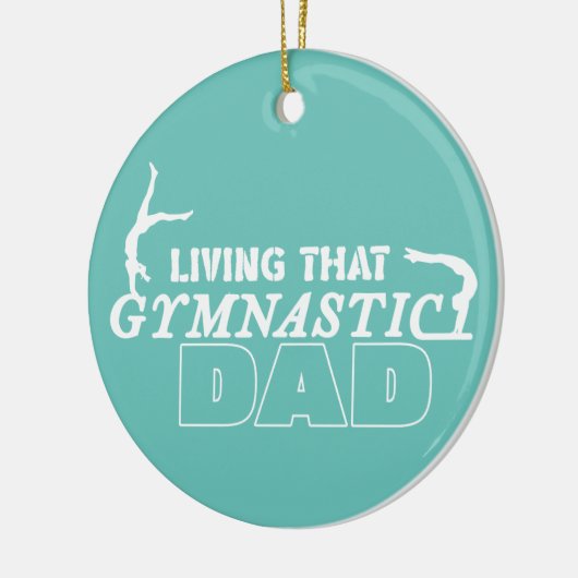 Das Leben in diesem Gymnastik-Vater, Gymnastik Lov Keramik Ornament (Links)