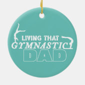 Das Leben in diesem Gymnastik-Vater, Gymnastik Lov Keramik Ornament (Hinten)