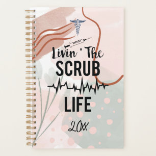 Das Leben in dieser Scrub Life Mid Century Moderne Planer