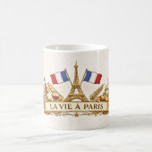 Das Leben in Paris Kaffeetasse (Mittel)