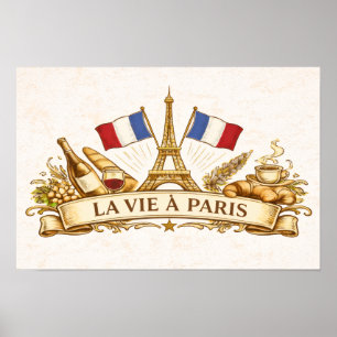 Das Leben in Paris Poster