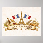 Das Leben in Paris Poster (Vorne)