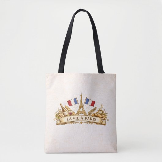 Das Leben in Paris Tasche (Vorderseite)