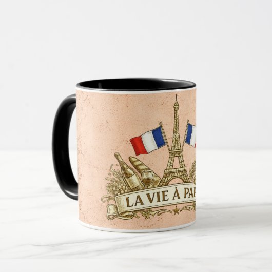 Das Leben in Paris Tasse (Vorderseite Links)
