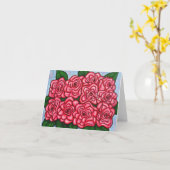 Das Leben in Rose Note Karte (Gelbe Blume)