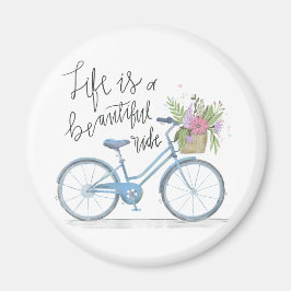 Das Leben inspirieren ist eine schöne Reise | Magn Magnet