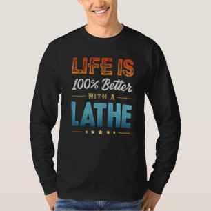 Das Leben ist 100 Prozent besser mit einer Drehban T-Shirt