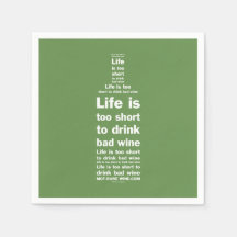 Das Leben ist 2 kurze Servietten 3