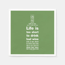 Das Leben ist 2 kurze Servietten 3