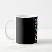 Das Leben ist alles über Musik Kaffeetasse (Links)