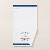 Das Leben ist am Nautiksee besser Badhandtuch Set (Handtuch)