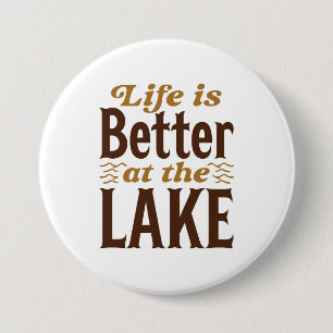 Das Leben Ist Am See Schöner Button