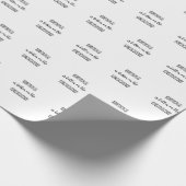 DAS LEBEN IST AUF DEM BETRIEB BESSER GESCHENKPAPIER (Ecke)