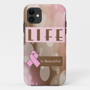 Das Leben ist Beautiiful, Brustkrebs-Überlebender Case-Mate iPhone Hülle