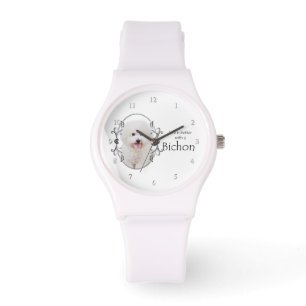 Das Leben ist besser als Bichon Watch Armbanduhr