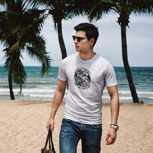 Das Leben ist besser als das Fahrrad T-Shirt