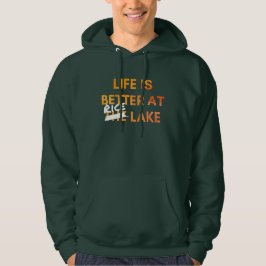 Das Leben ist besser als der Rice Lake Hoodie