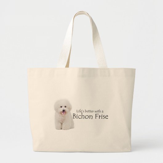 Das Leben ist besser als die Tasche von Bichon (Vorne)
