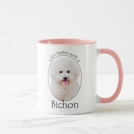 Das Leben ist besser als die Tasse von Bichon (Rechts)