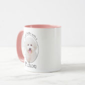 Das Leben ist besser als die Tasse von Bichon (Vorderseite Links)