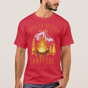 Das Leben ist besser am Campfire 2 T-Shirt