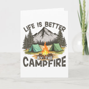 Das Leben ist besser am Lagerfeuer Bergcamping Ou Karte