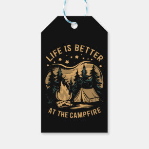 Das Leben ist besser am Lagerfeuer Camper Camp Cam Geschenkanhänger